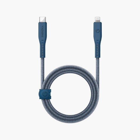 Кабель Energea Flow USB-C to Lightning 1.5M, Синий | Blue