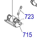 Пружина растяжения Epson 1756405 Extension Spring 1.58 используется с тормозным роликом Retard Roller