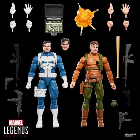 Фигурки Каратель и Ник Фьюри Marvel Legends Gamerverse