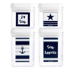Canister set sea lovers, 4 pc Marine Business