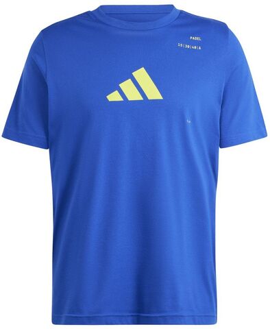 Теннисная футболка Adidas Padel Category Graphic T-Shirt - royal blue