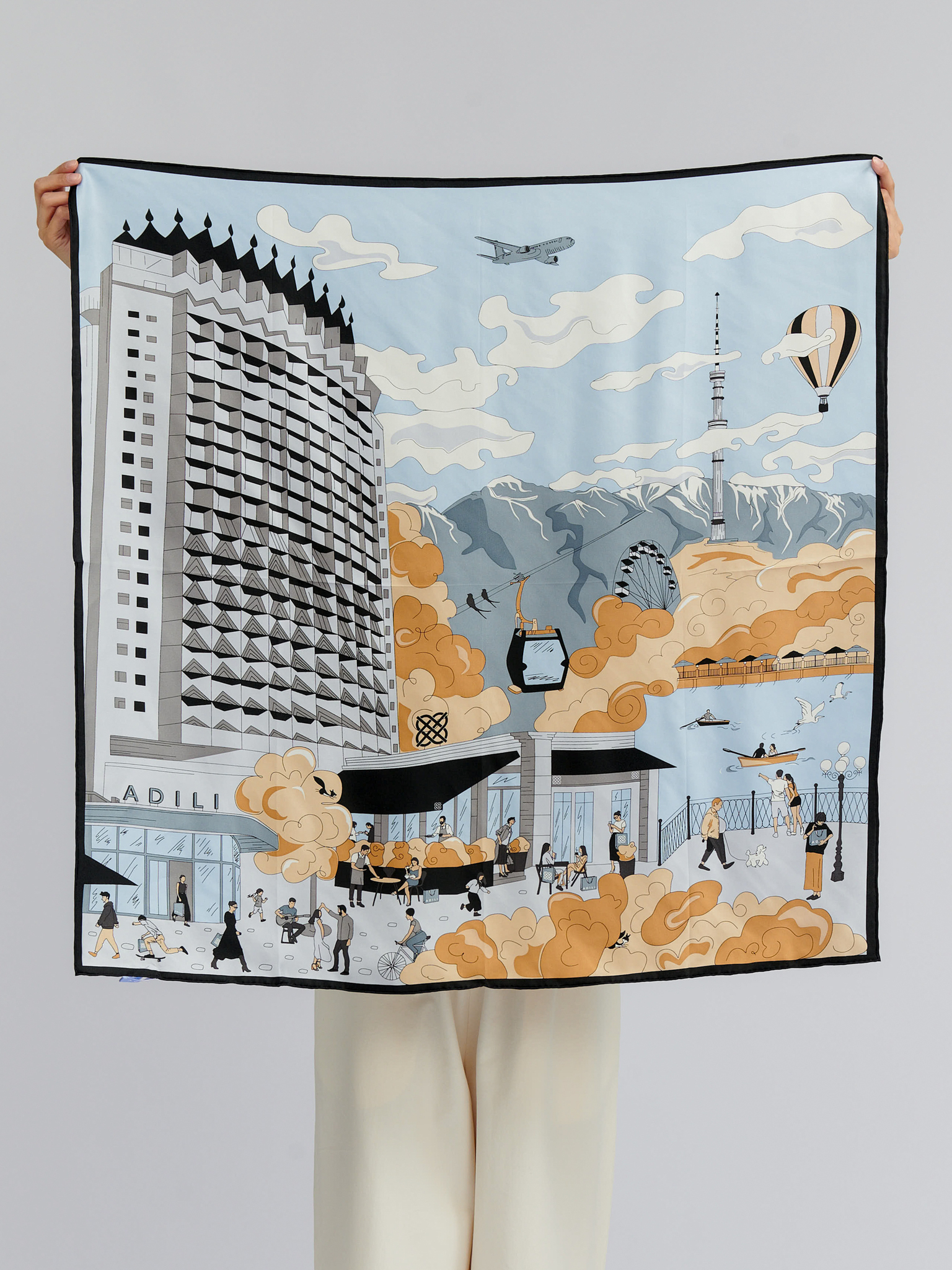 ПЛАТОК ШЕЛК | 90х90 см | 