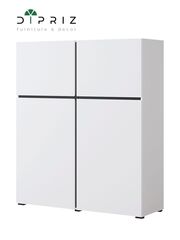 Комод высокий Лайн 4дв Н1390х1194х400