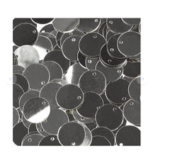 Пайетки "Zlatka" россыпью ZF-27 15 мм 5 х 10 г №01 серебро