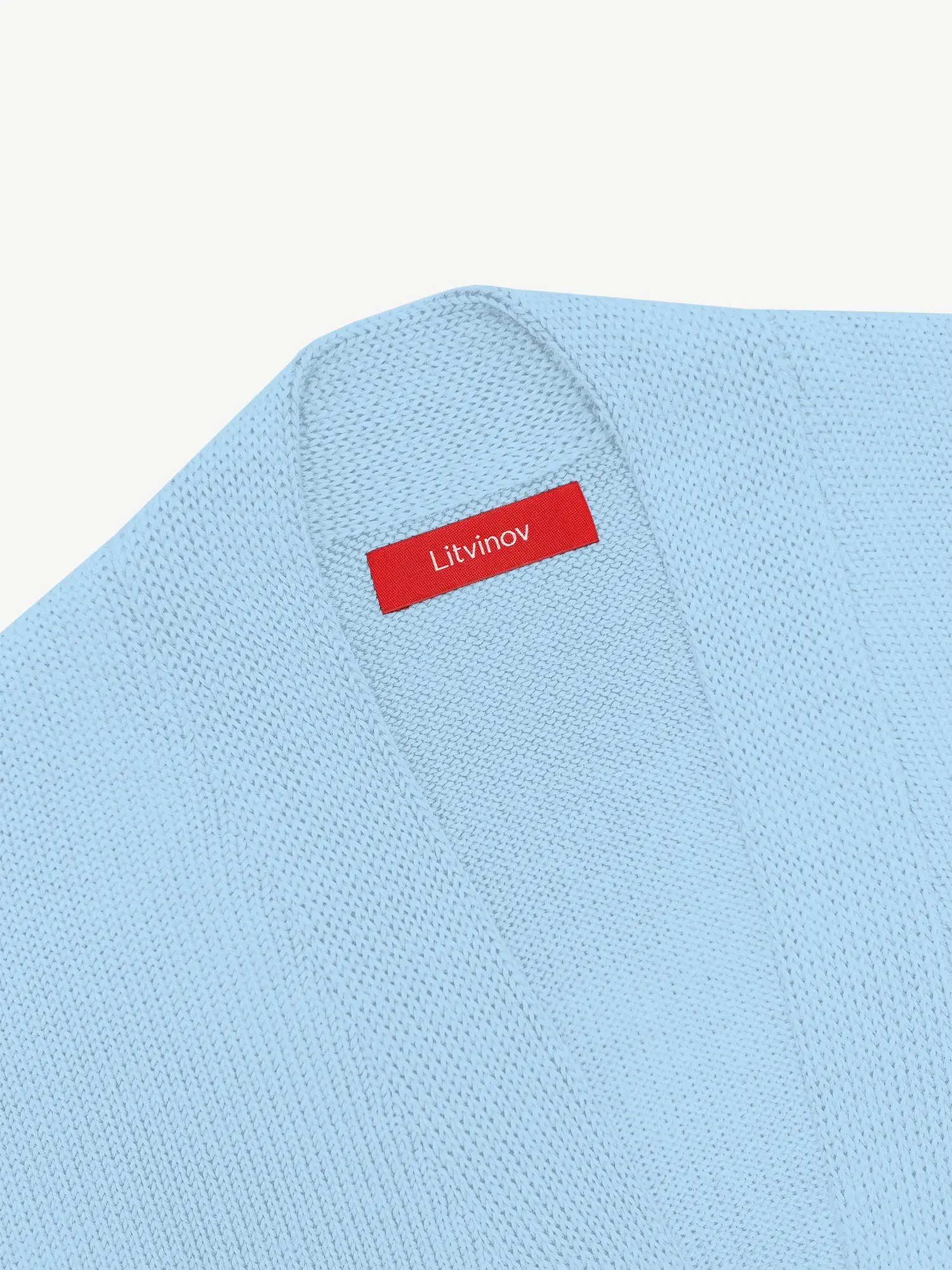 Кардиган с планкой из экохлопка