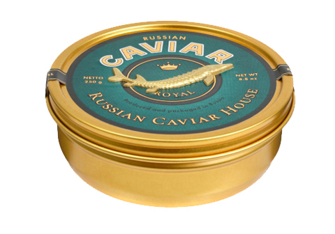 Икра черная осетровая "Роял", 250г