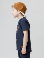 фуфайка  для мальчика  КР 302797/глубокий синий к622