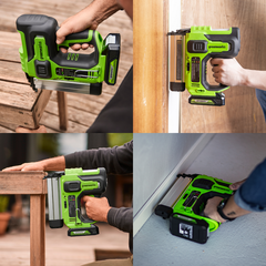 Нейлер аккумуляторный Greenworks GD24BN 24V, без АКБ и ЗУ