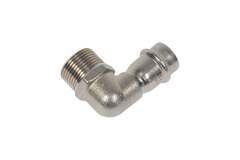 Угольник Valtec 90° с нар.р. нерж. сталь 18х3/4