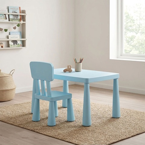Выгодное предложение ДЕТСКАЯ МЕБЕЛЬ № 1 Детский стол голубой + Детский стул голубой