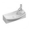 Ceramica Nova Element CN6038L Умывальник подвесной прямоугольный с крепежом (чаша слева, отверстие под смеситель справа), 45.5x22, цвет: белый
