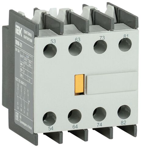 Приставка ПКИ-31 дополнительные контакты 3NO+1NC IEK