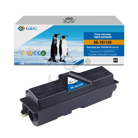 Тонер картридж G&G для Kyocera FS-1030MFP, 1130MF, 1130MFP, 1130DP TK-1130 1T02MJ0NLC