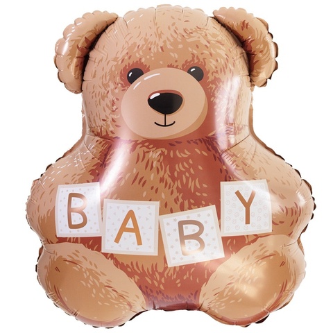 Б Фигура, Мишка, Baby, Коричневый, 24