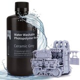 Фотополимерная смола Elegoo Water Washable Resin, серая (ceramic gray) (1 кг)