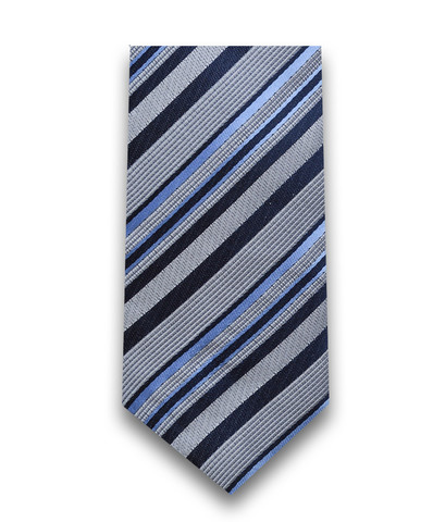 Галстук в контрастную полоску TSAREVICH