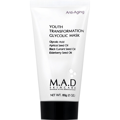 M.A.D. Skincare Омолаживающая маска с гликолевой кислотой | Youth Transformation Glycolic Mask