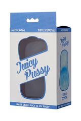 Прозрачный реалистичный мастурбатор Juicy Pussy Subtle Crystal - 