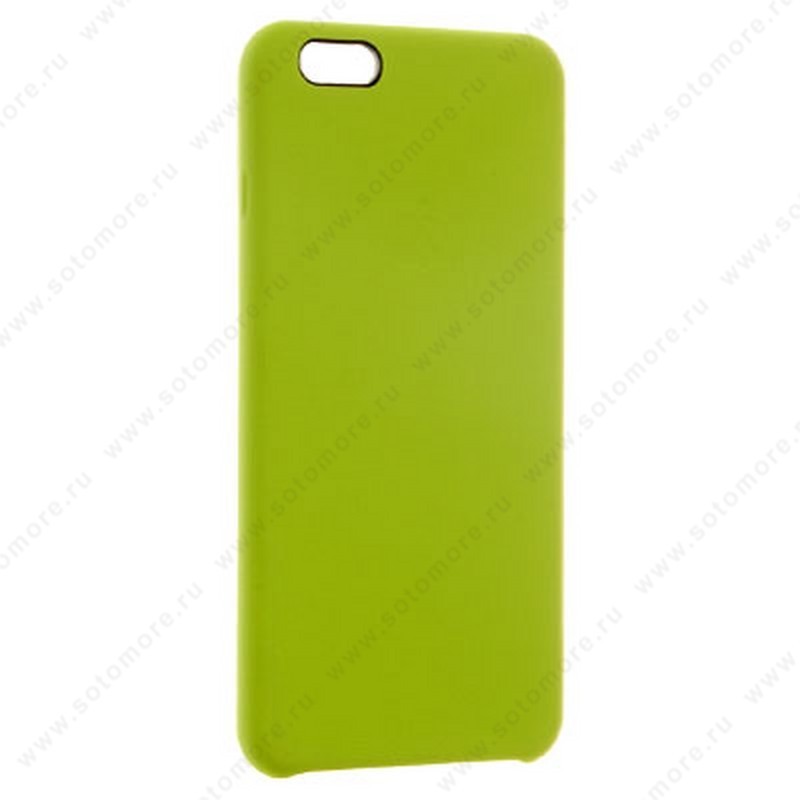 Накладка Silicone Case для Apple iPhone 6s Plus/ 6 Plus салатовый