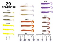 Набор силиконовых приманок Crazy Perch Set