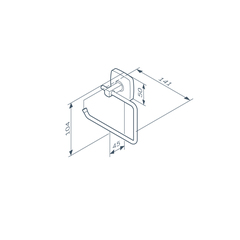 Держатель для туалетной бумаги, AM.PM Gem - A9034122