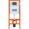 BelBagno BB062CHR-MB/BB062SC-MB/BB002-80/BB007-PR-NERO.M Комплект 4 в 1 Унитаз подвесной BelBagno COLORATO BB062CHR-MB с сиденьем BB062SC-MB + Система инсталляции для унитазов BelBagno BB002-80 с кнопкой смы