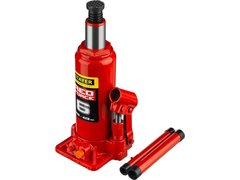 STAYER RED FORCE, 6 т, 216 - 413 мм, бутылочный гидравлический домкрат, Professional (43160-6)