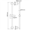 WasserKRAFT A122 Стойка для душа