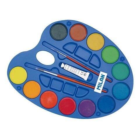Palitra \ Палитра PALETTE OF 12 WATERCOLOUR TABLETS Ø45mm