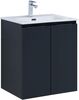 Aquanet 277523 Тумба Алвита new 60 подвесная 2 дв. цв.антрацит (277523)
