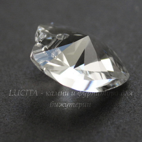 6228 Подвеска Сваровски Сердечко Crystal (18х17,5 мм)