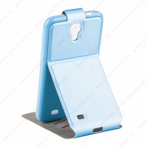 Чехол-флип Kooso Melkco для Samsung Galaxy Mega 6.3 i9200 - Kooso Koka Flip case Blue