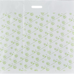 Пакет полиэтиленовый Знак Качества 60x63 см с рисунком и вырубной ручкой (20 штук в упаковке)