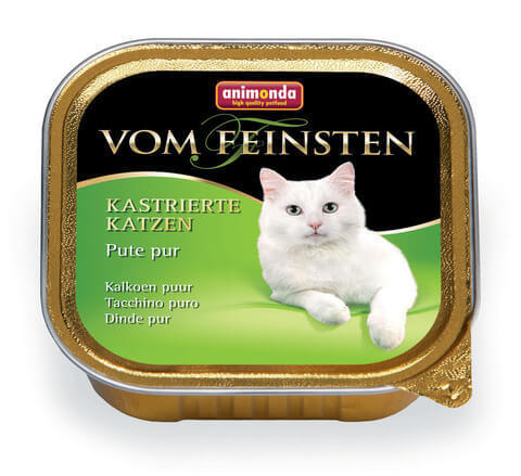 Консервы с отборной индейкой для кастрированных кошек Animonda Vom Feinsten For Castrated Cats - Pure Turkey