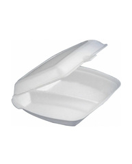 Ланчбокс одноразовый LBE-2( белый) 249*207*61 мм . Количество в 1 уп. 100 шт.