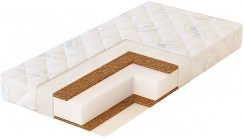 Матрас Плитекс Eco Soft 119х60х12 см ЭКС-01