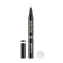 Alvin D`or AD-52 Лайнер стойкий для век металлик metallic liquid liner 24h high тон 02белый