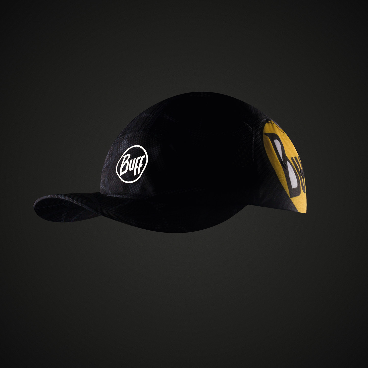 buff run cap apex black