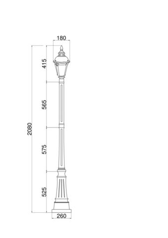 Ландшафтный светильник Outdoor Goiri O030FL-01GN