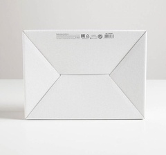 Коробка складная одиночная, Прямоугольник, «С любовью», 26*19*10 см, 1 шт.