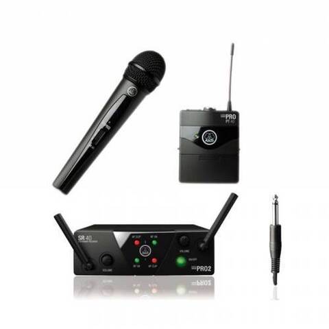 AKG WMS40 Mini2 Mix Set BD US45A/C (660.700&662.300)- радиосистема с ручным и поясным передатчиками