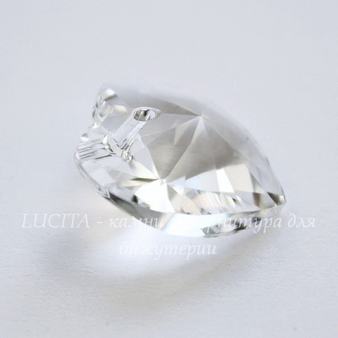6228 Подвеска Сваровски Сердечко Crystal (18х17,5 мм)