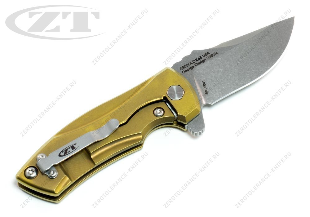 Нож Zero Tolerance ZT0900GLD Les George - фотография 