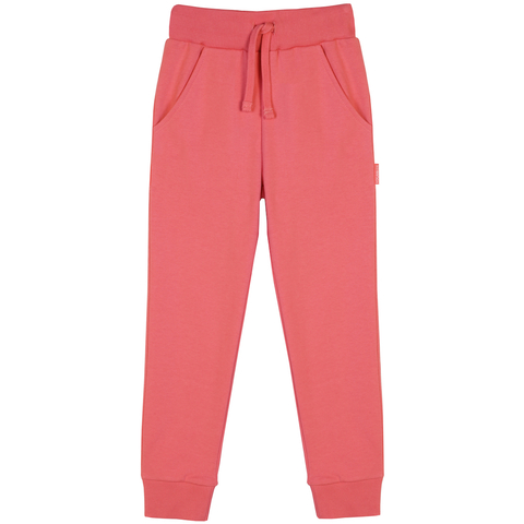 Персиковые брюки для девочки