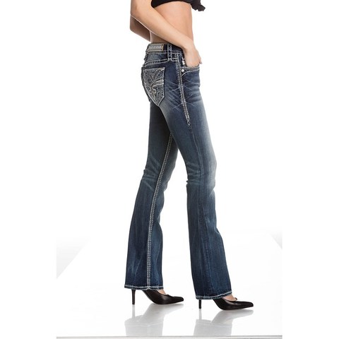 Rock Revival | Джинсы женские DIXEE B205 BOOT CUT JEAN RP2619B205 на модели правый бок