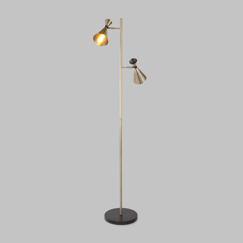 Торшер 01109/2 латунь / черный