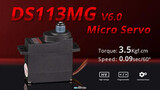 Сервопривод KST DS113MG (2.0-3.5кг/см, 0.09-0.13сек/60°, 12г)