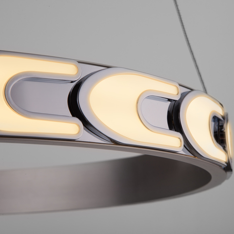 Подвесной светодиодный светильник 90164/1 сатин-никель