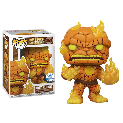 Funko POP! Marvel. Infinity Warps: Hot Rocks (Exc) (864)