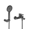 Cezares STYLUS-VD-01 STYLUS-VD-01 Смеситель для ванны и душа однорычажный в комплекте с ручным душем, шлангом и держателем, хром